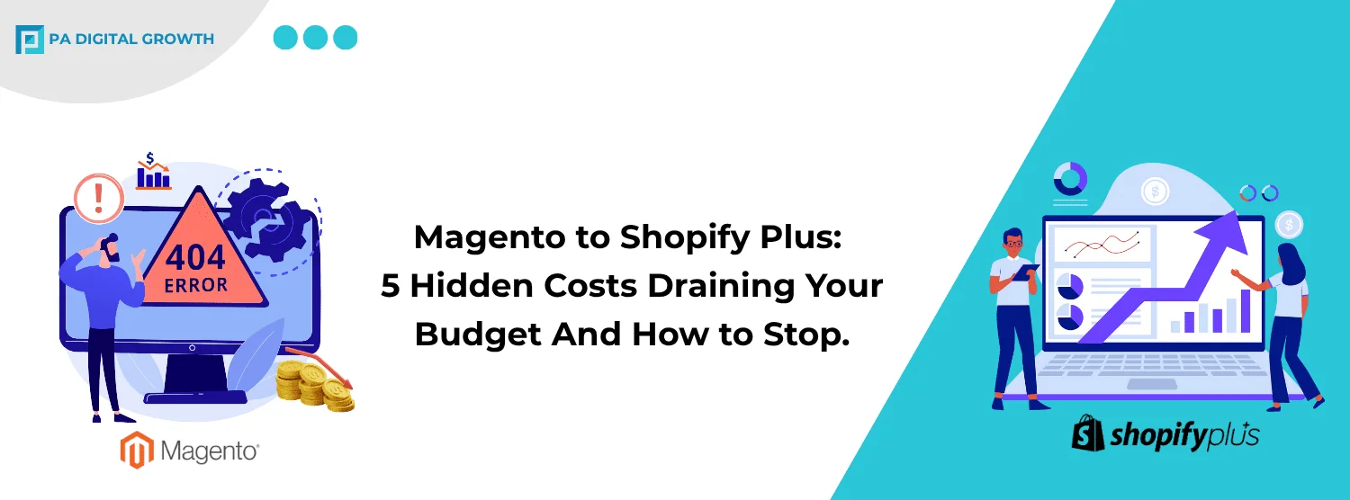 Magento to Shopify Plus: 5 Hidden Costs Draining Your Budget And How to Stop.