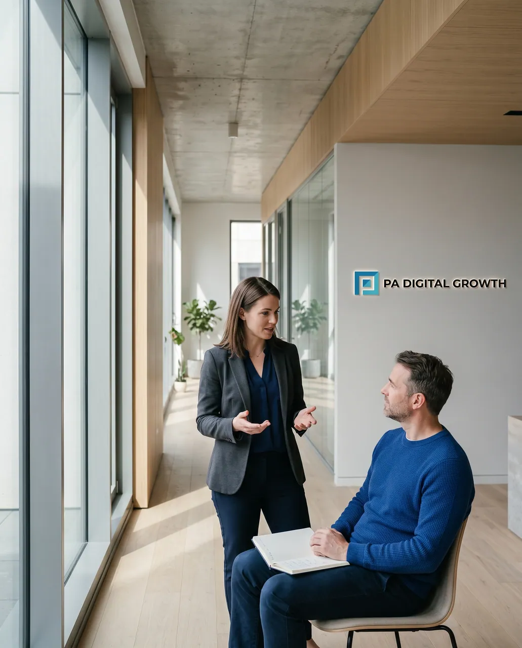 A high-performing agency team collaborating
