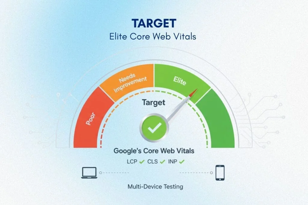 Core Web Vitals audit metrics for CRO after replatforming