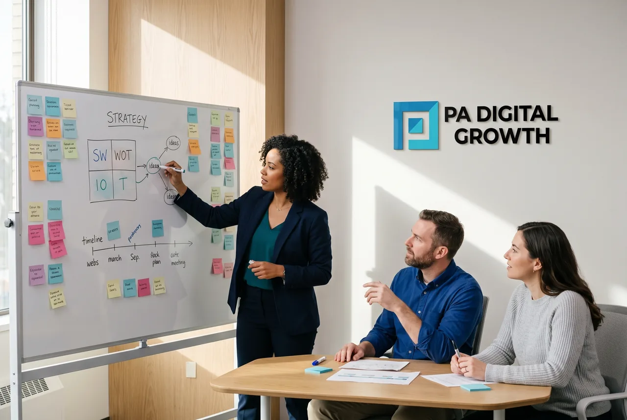 Marketing strategy planning session
